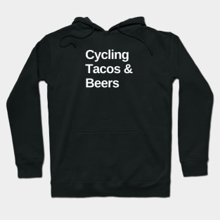 Cycling, Tacos and Beers Cycling Shirt, Bicycles Tacos and Beers, Bikes Tacos and Beers, Bicycles and Tacos, Bikes and Beer Lover, Taco Lover, Cycling T-Shirt Hoodie